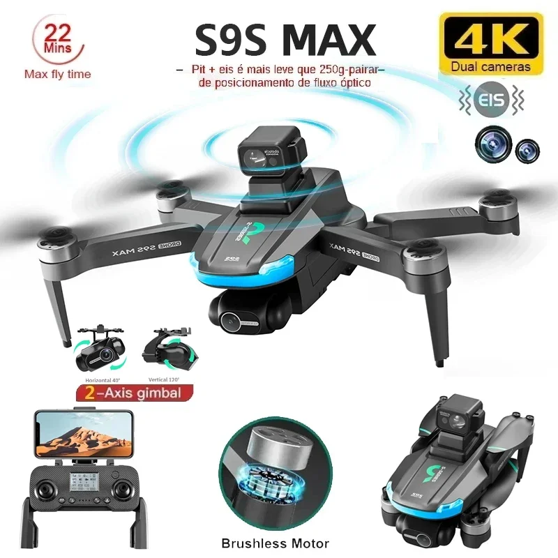 Drone Gps Mount - Drone MINI S9S MAX Baru 4K