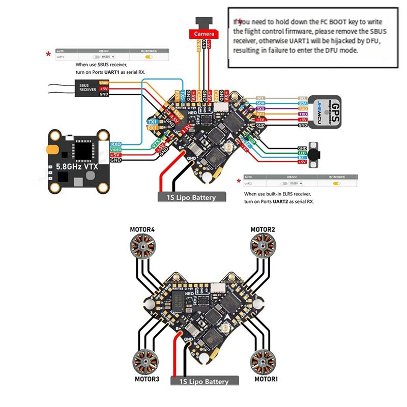 FBIL-F435 NEO 1S AIO Pengendal - Drone Esc ulasan dan harga