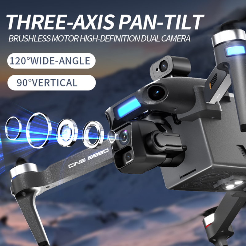 Drone Kamera Ganda 8K Baru 202 - Drone Gps Mount ulasan dan harga